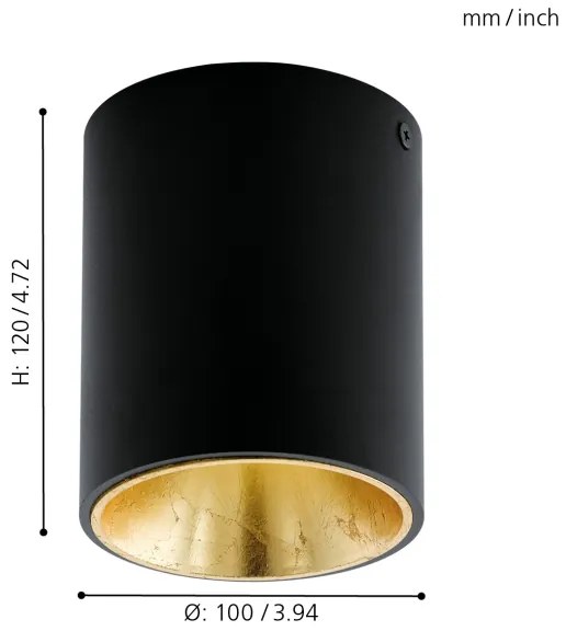 Eglo 94502 - LED stropné svietidlo POLASSO LED/3,3W/230V