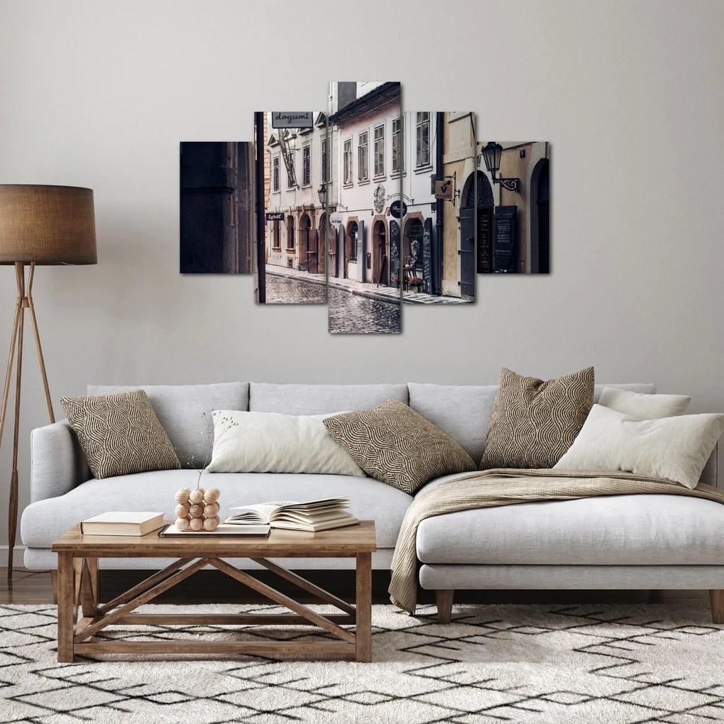 Obraz - Pražská ulička (150x105 cm)