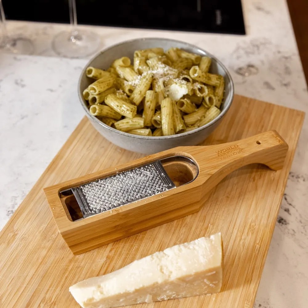 Bambusové strúhadlo na parmezán Kitchen Craft Italia