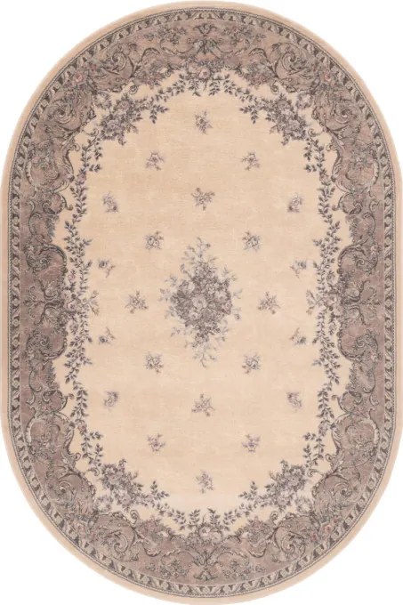 Koberec Agnella Isfahan Dafne Alabaster ovál