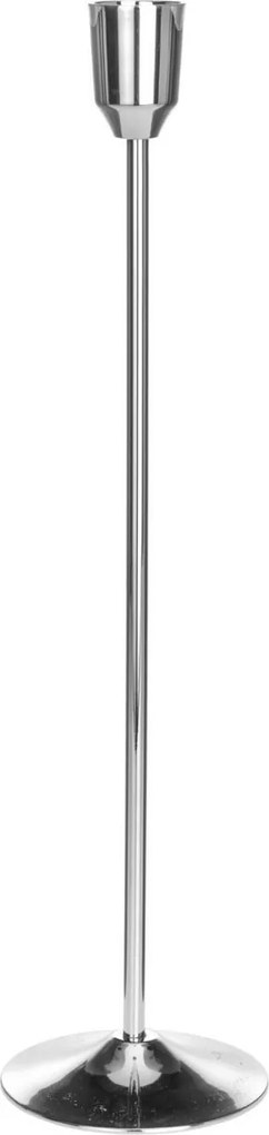 Koopman Mosadzný svietnik Cabana strieborná 30,5 cm