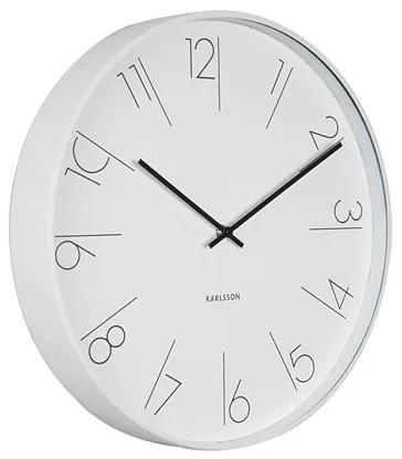Nástenné hodiny KA5607WH, Karlsson, Elegant Numbers, 40cm