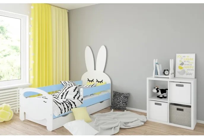 Detská posteľ BUNNY, modrá