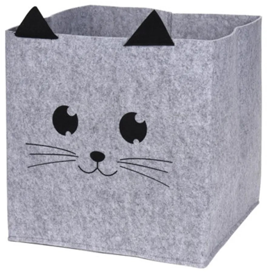 Box na hračky Cat sivý