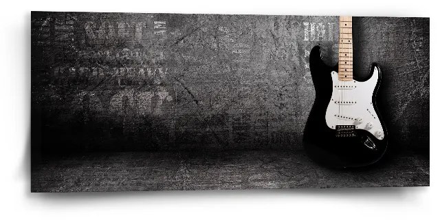 Sablio Obraz Gitara - 110x50 cm
