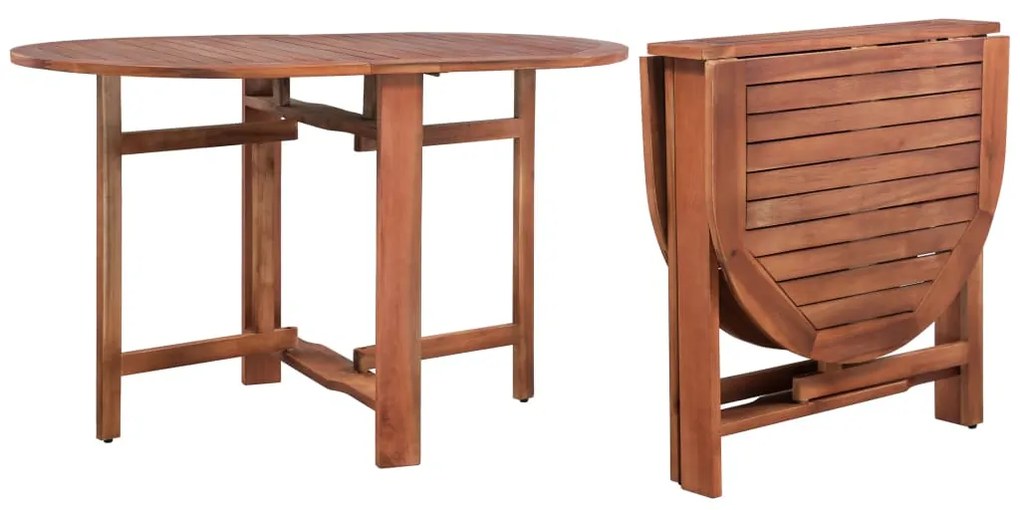 vidaXL Záhradný stôl 120x70x74 cm, akáciový masív