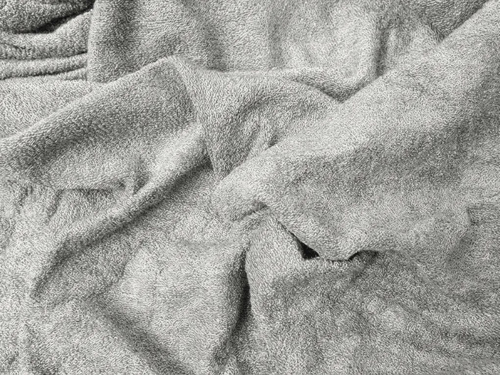 Froté plachta EXCLUSIVE svetlošedá 180x200 cm