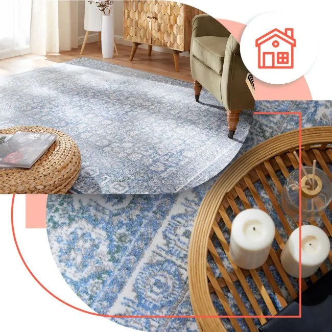 Koberec FD Sensi Phoenix modrý