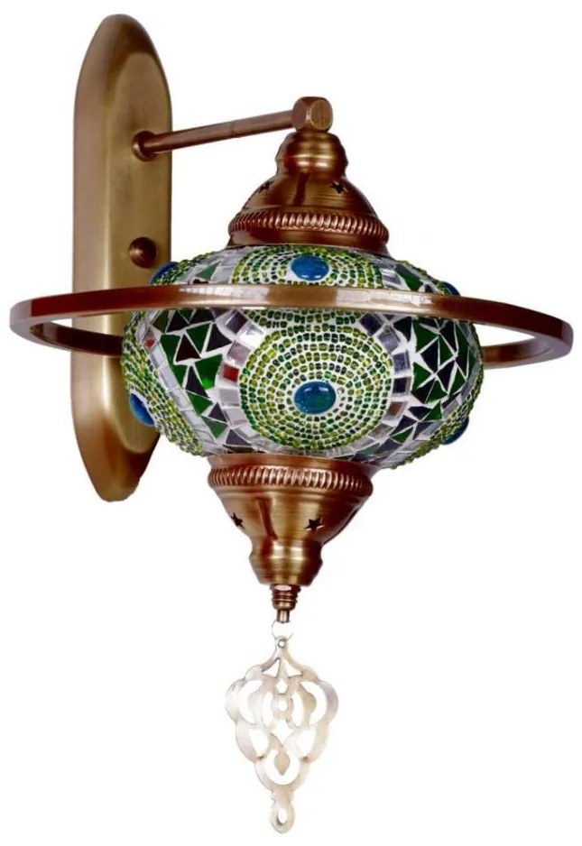 Nástenné svietidlo YENI 1xE27/40W/230V bronzové