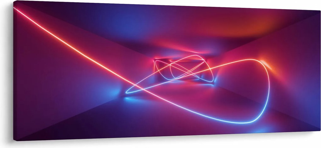 Obraz modernej abstrakcie (120x50 cm)