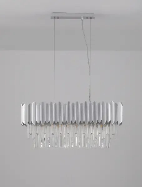 Luxusný luster na lanku Magnolia 4 chróm