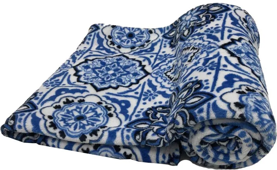 Home Elements Deka mikroflanel ORIENT - modrá Rozmery deky: 150x200 cm