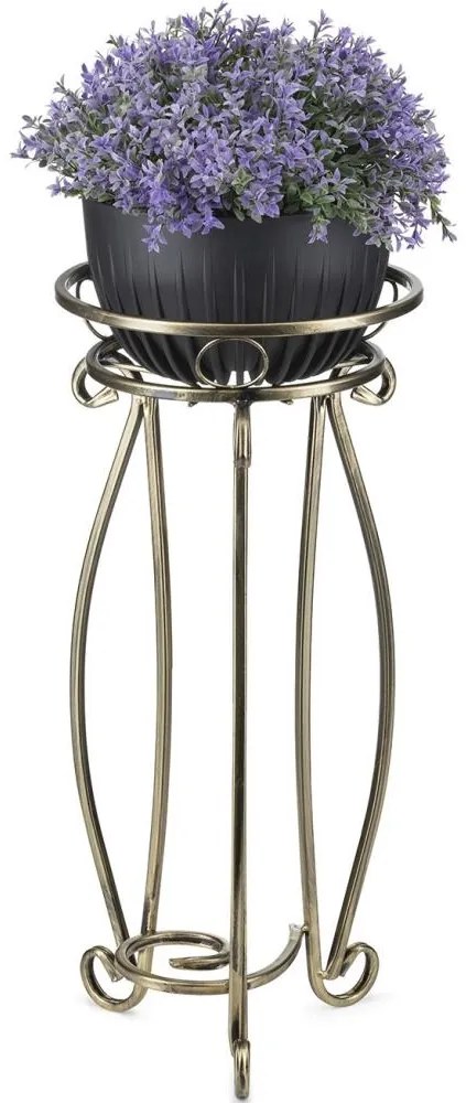 Stojan na kvety 62x28 cm zlatá