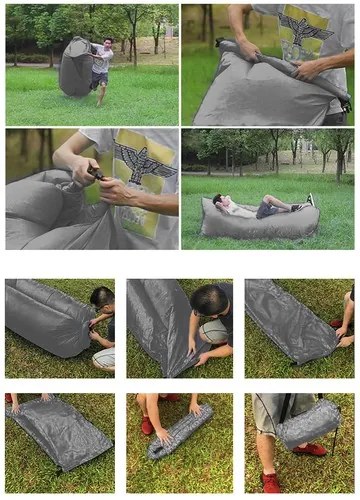 ShopJK LAZY BAG - ŠEDÝ