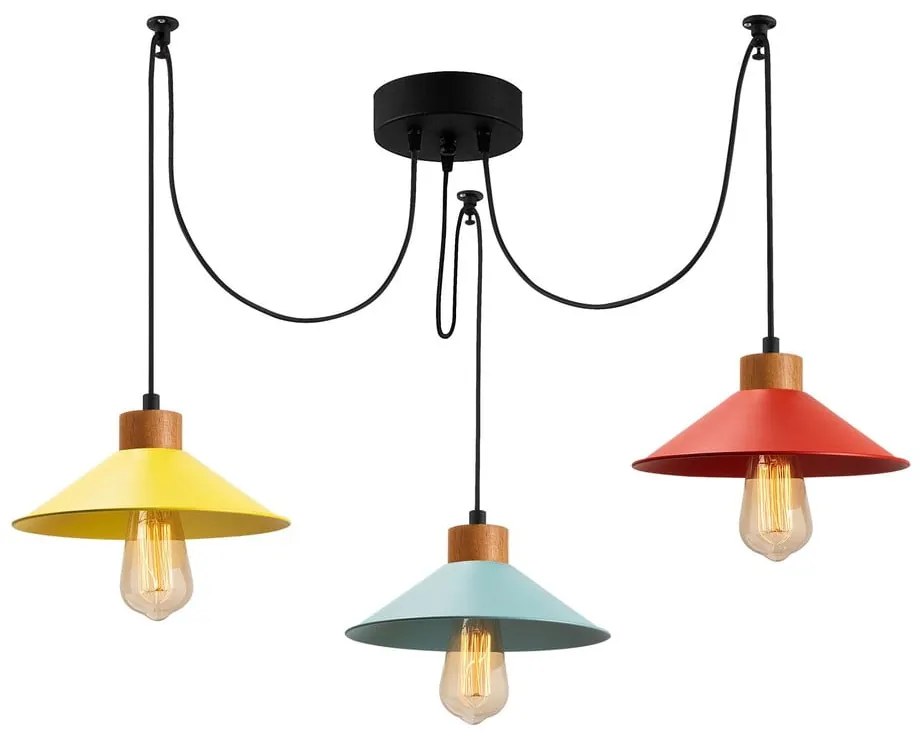 Závesné svietidlo s kovovým tienidlom ø 114 cm Manavgat – Opviq lights