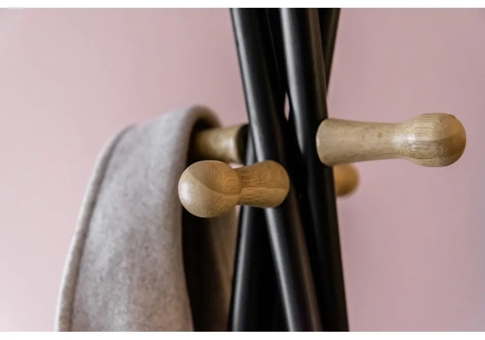 Čierny kovový vešiak Loft - Wenko