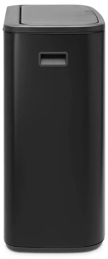 Matne čierny dotykový oceľový odpadkový kôš na triedený odpad 60 l Bo Touch Bin – Brabantia
