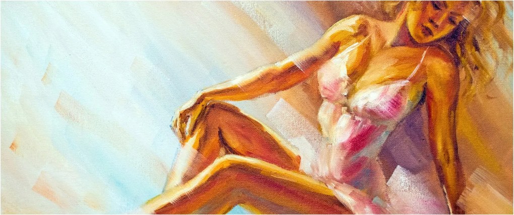 Obraz - Tanečnica (120x50 cm)