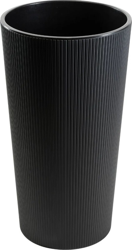 Plastový kvetináč URBANIKA ECO 75x40,9 cm čierny