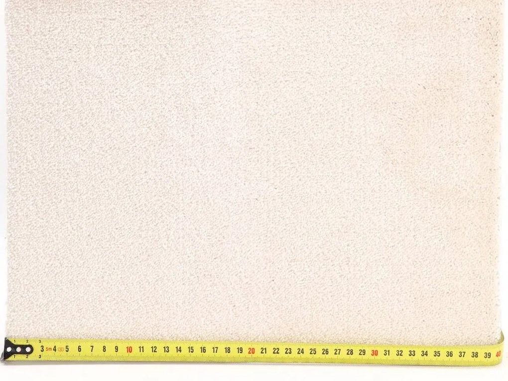 Associated Weavers, Koberec metráž Spinta 33, na mieru, šíře 4m, biela, filc, obývacia izba