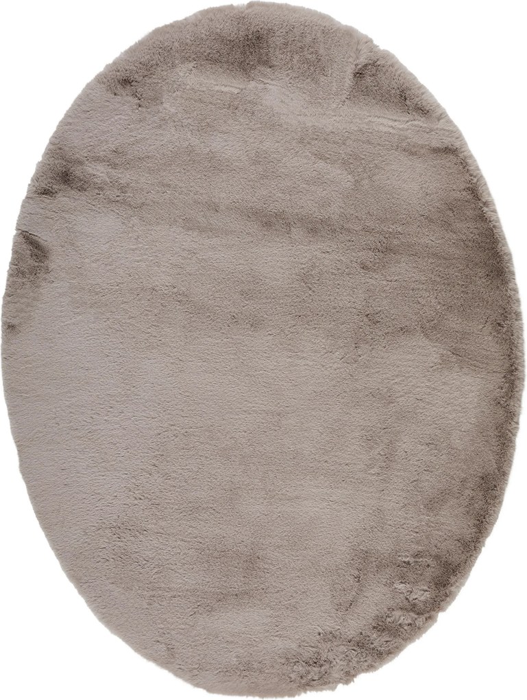 XXXLutz KOBEREC S VYSOKÝM VLASOM, 70/130 cm, taupe Novel - Koberce - 008104011553