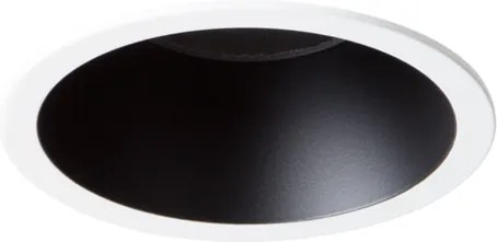 Trilum ARCH Stropné zápustné svietidlo Zapustené LED sviet. CUP R, 1x10W, 4000K, 850lm, CRI90, CREE, 36°, d75×H85mm, čierna