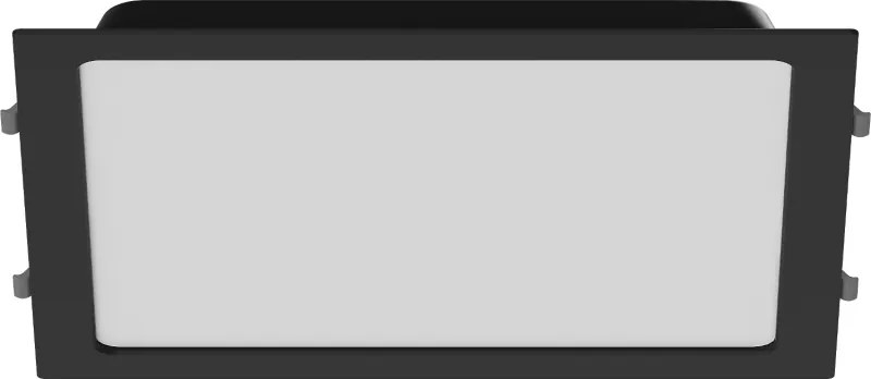 Mexen LDRR, LED stropné svietidlo na zapustenie 30 x 30 cm, 24W, studená - 6500K, 1920 lm, čierna - L211-030-2465-70