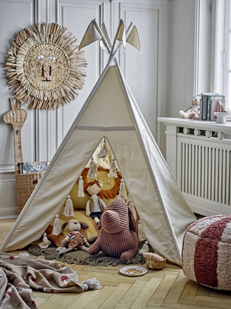 Bloomingville Prehoz z recyklovanej bavlny Fall Brown 130 x 160 cm