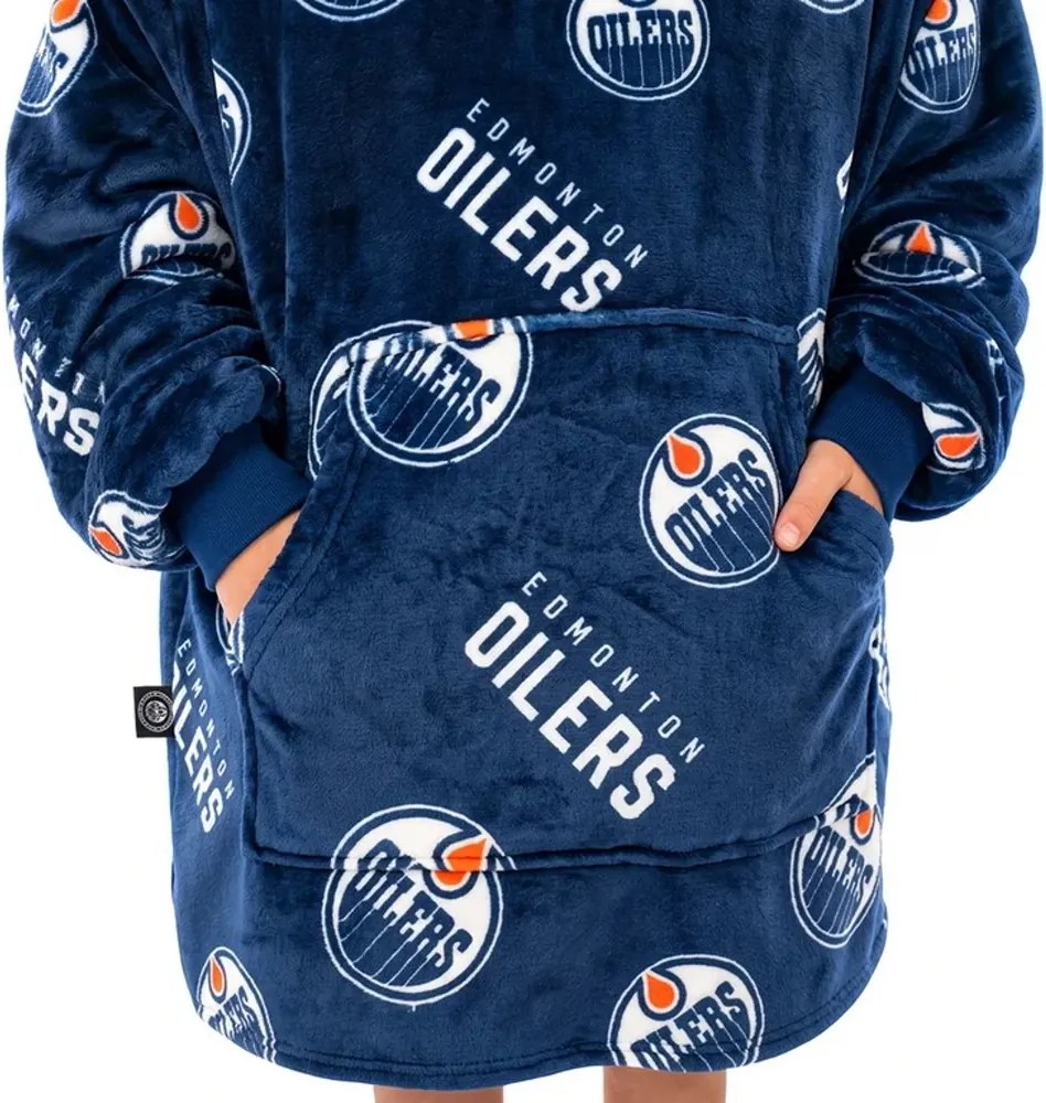 Mikinová televízna deka NHL Edmonton Oilers – veľ. S