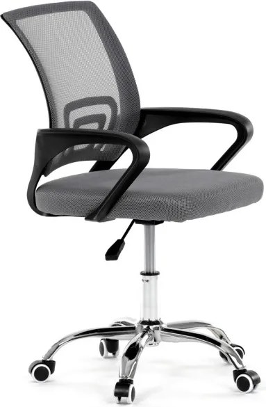Detská otočná stolička sivá KA-L103 GREY
