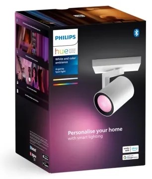 Philips - RGBW LED Stmievateľné bodové svietidlo Hue ARGENTA 1xGU10/4,2W/230V