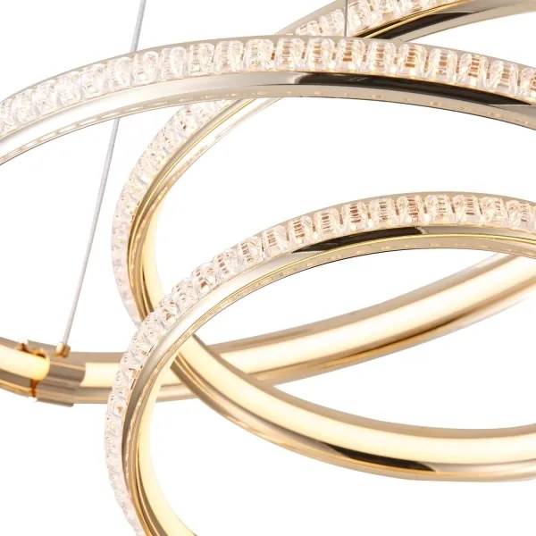 LED Luster na lanku LED/38W/230V 3000K 50x50 cm