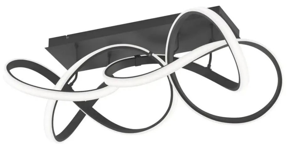 LED stmievateľné stropné svietidlo INDIGO LED/64W/230V čierne