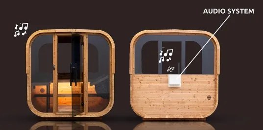 Modul AUDIO QUADRA X/QUADRA XL/ SUDOVÁ SAUNA - SET