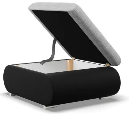 Taburetka FORESTA sivá / čierna