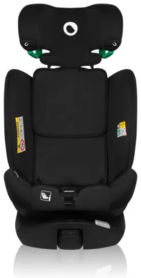 Lionelo - Otočná autosedačka s bázou BRAAM AIR i-Size 40-150 cm, čierny karbón