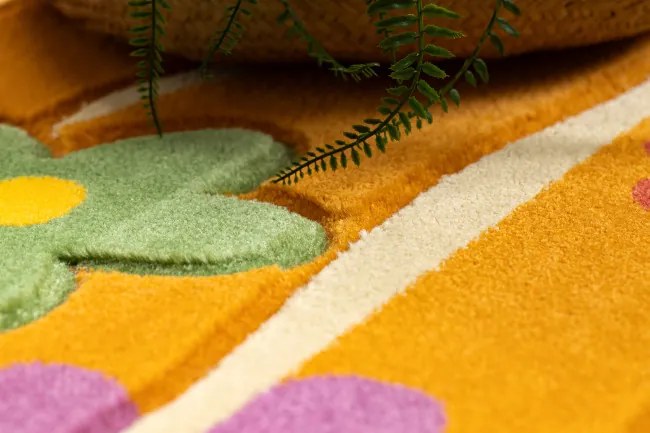 Koberec FLORYA M105 oranžový