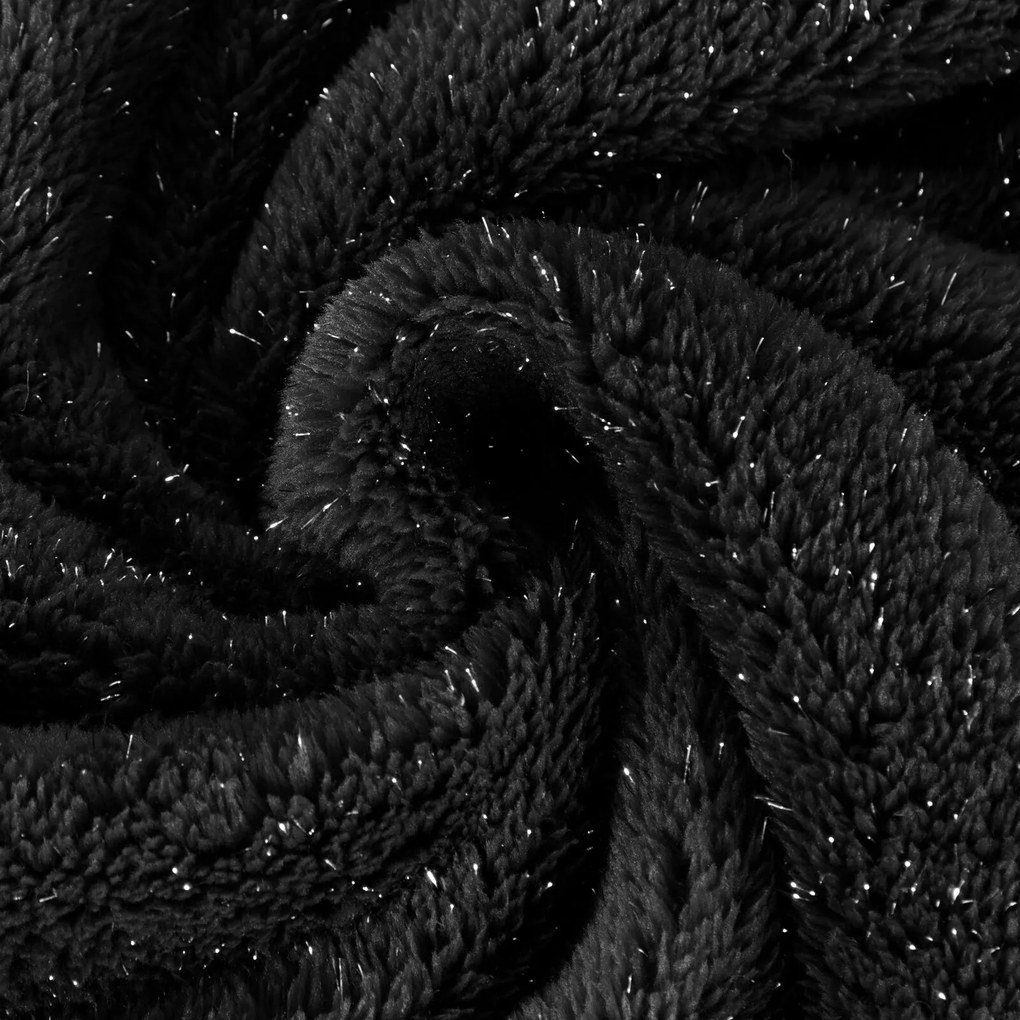 DEKA Z MIKROFLANELU BLINK 150X200 CM ČIERNA