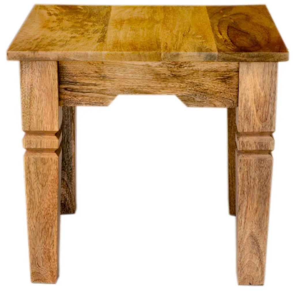 furniture-nabytek.cz - Odkladací stolík Guru 45x40x45 indický masív mango