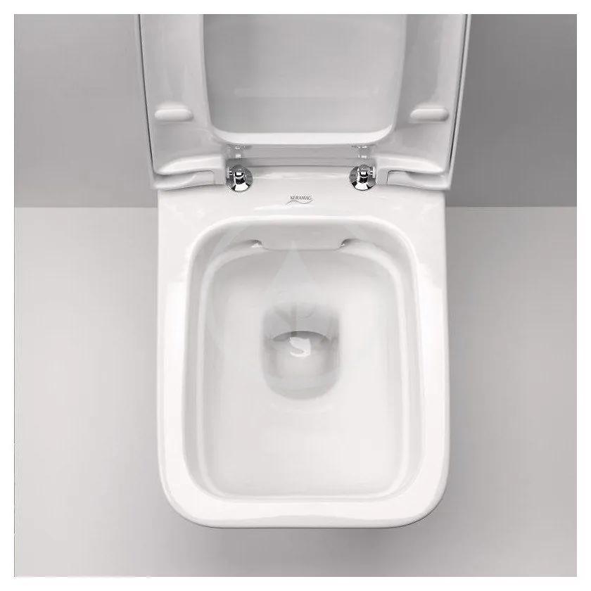 GEBERIT iCon Square závesné WC, Rimfree, s KeraTect, biela, 201950600