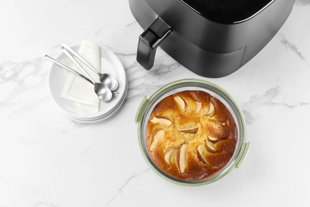 Sklenená forma do teplovzdušnej fritézy 20,5x19,5 cm – Lékué