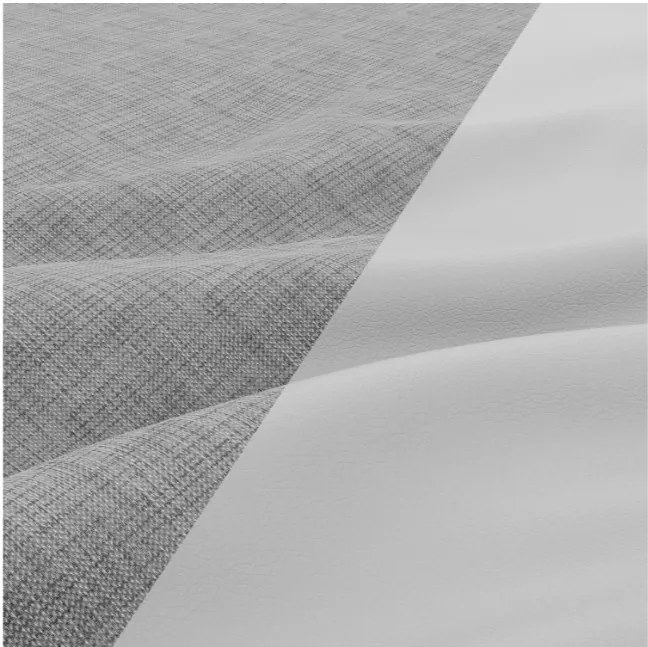 Dvojmiestna pohovka LUNA rozkladacia, sivá / biela