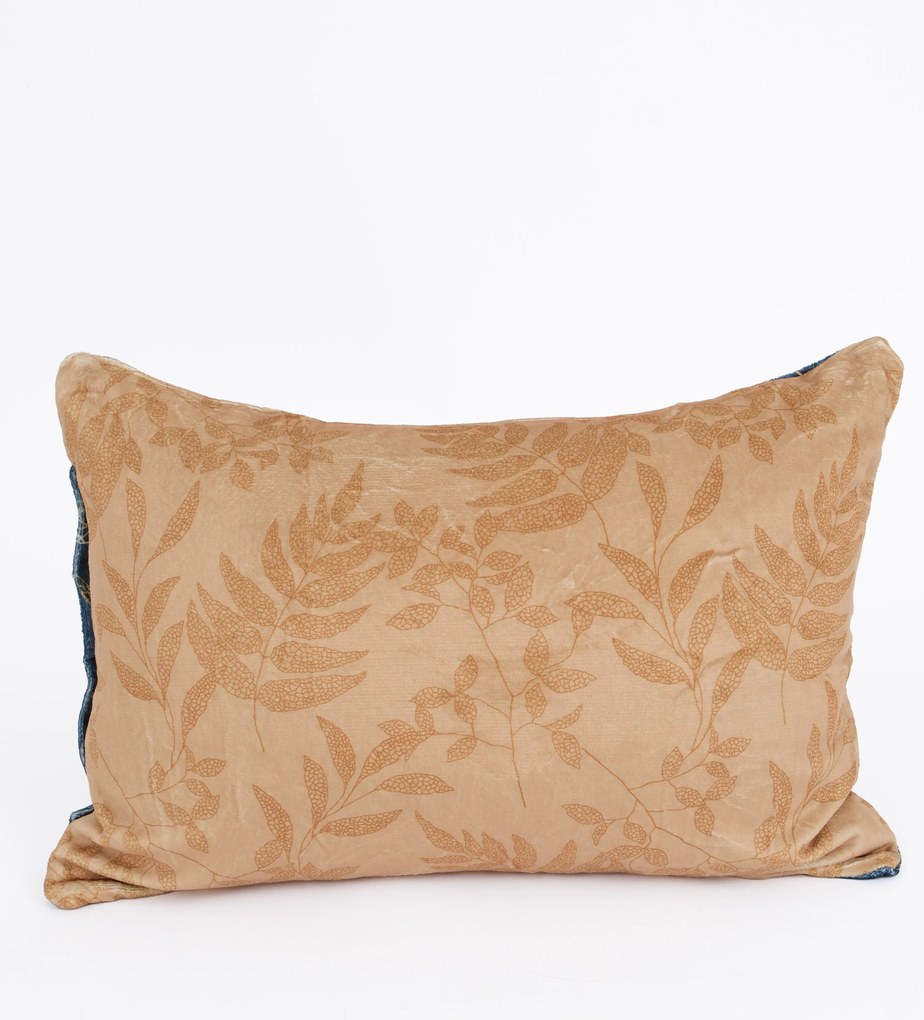 Obliečka na vankúš mikroplyš Digital 50 × 70 cm - Gabriela tmavo modrá