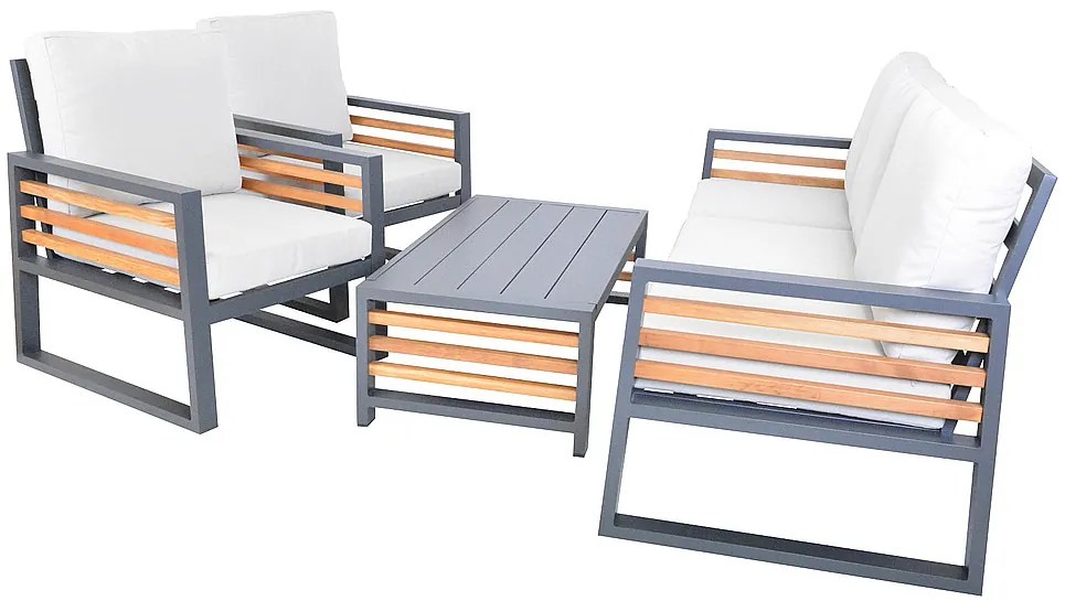 Hliníková zostava NEWPORT pre 5 osôb