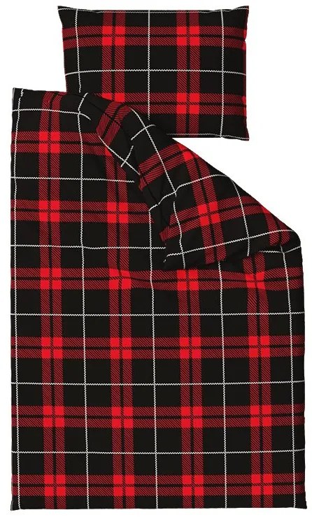 Obliečky z mikrovlákna ALBURY červené Rozmer obliečky: 70 x 90 cm | 140 x 200 cm