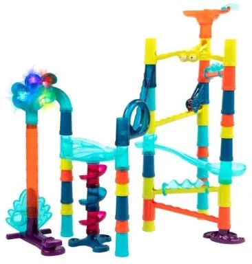 B-Toys - Gulôčková dráha MARBLE Deluxe 3xAG13