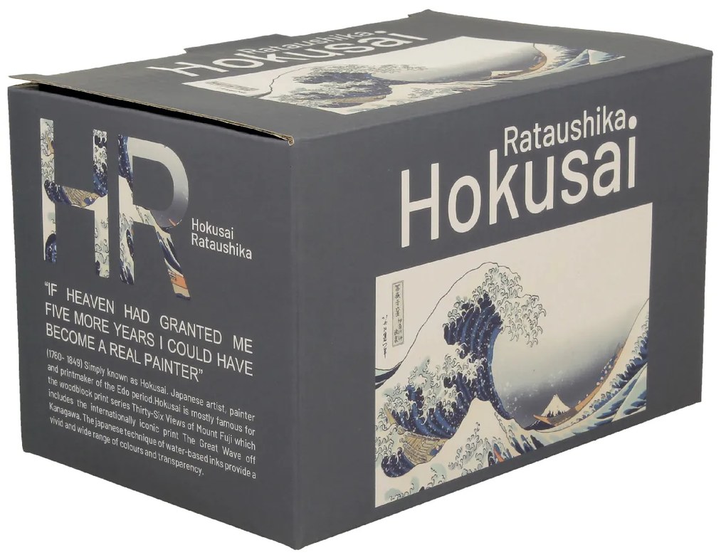 Porcelánový hrnček Hokusai The Great Wave 350 ml sada 2ks