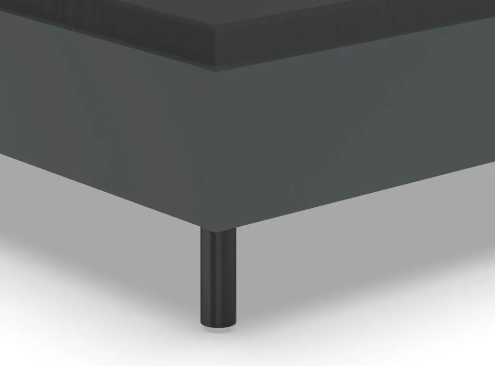 Posteľ Rotterdam 180x200 cm, grafit/dub artisan