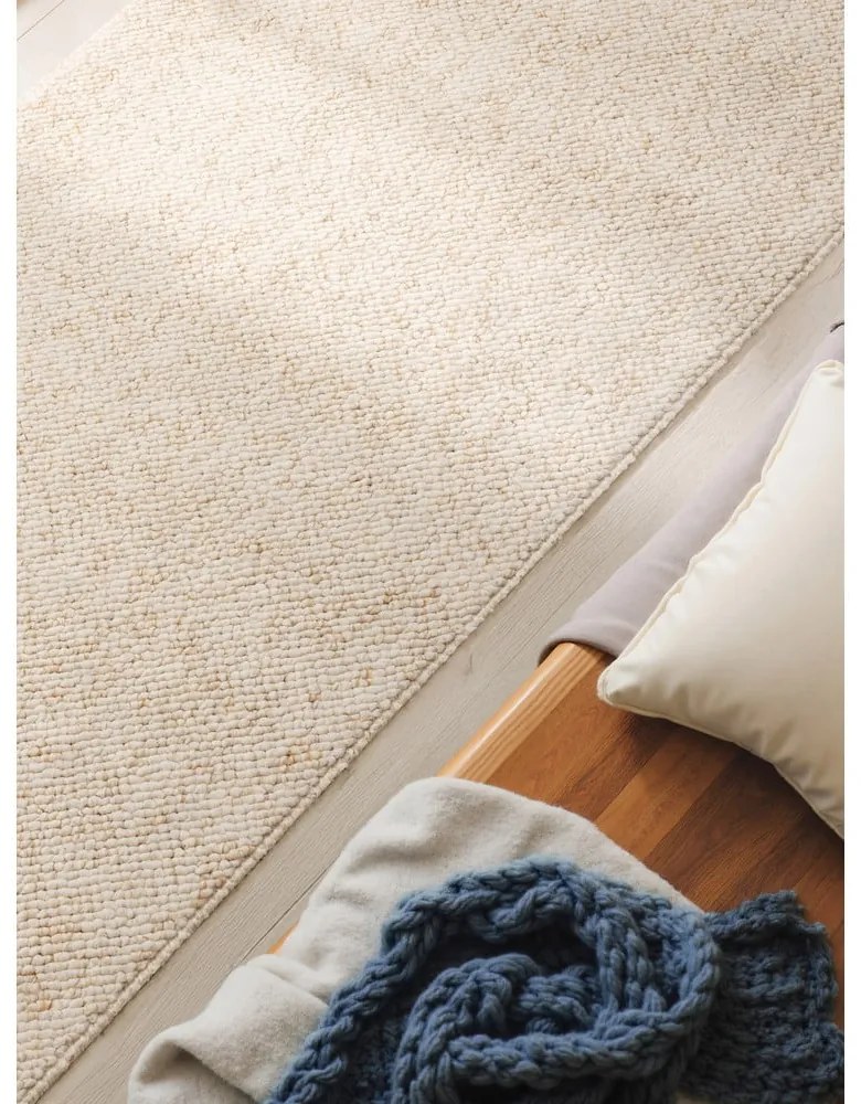 Krémovobiely prateľný behúň 80x240 cm Rocco Cream – Elle Decoration