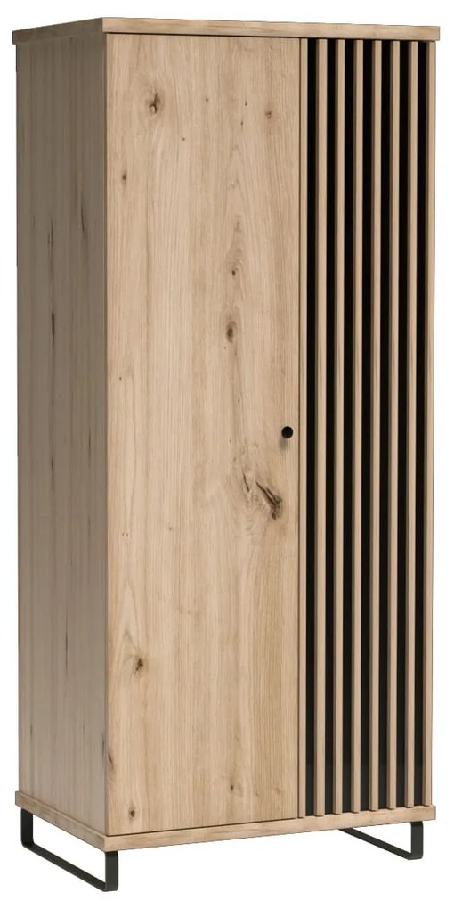 Šatníková skriňa Claudi 01 (dub artisan). Akcia -22%. Vlastná spoľahlivá doprava až k Vám domov. 1055485